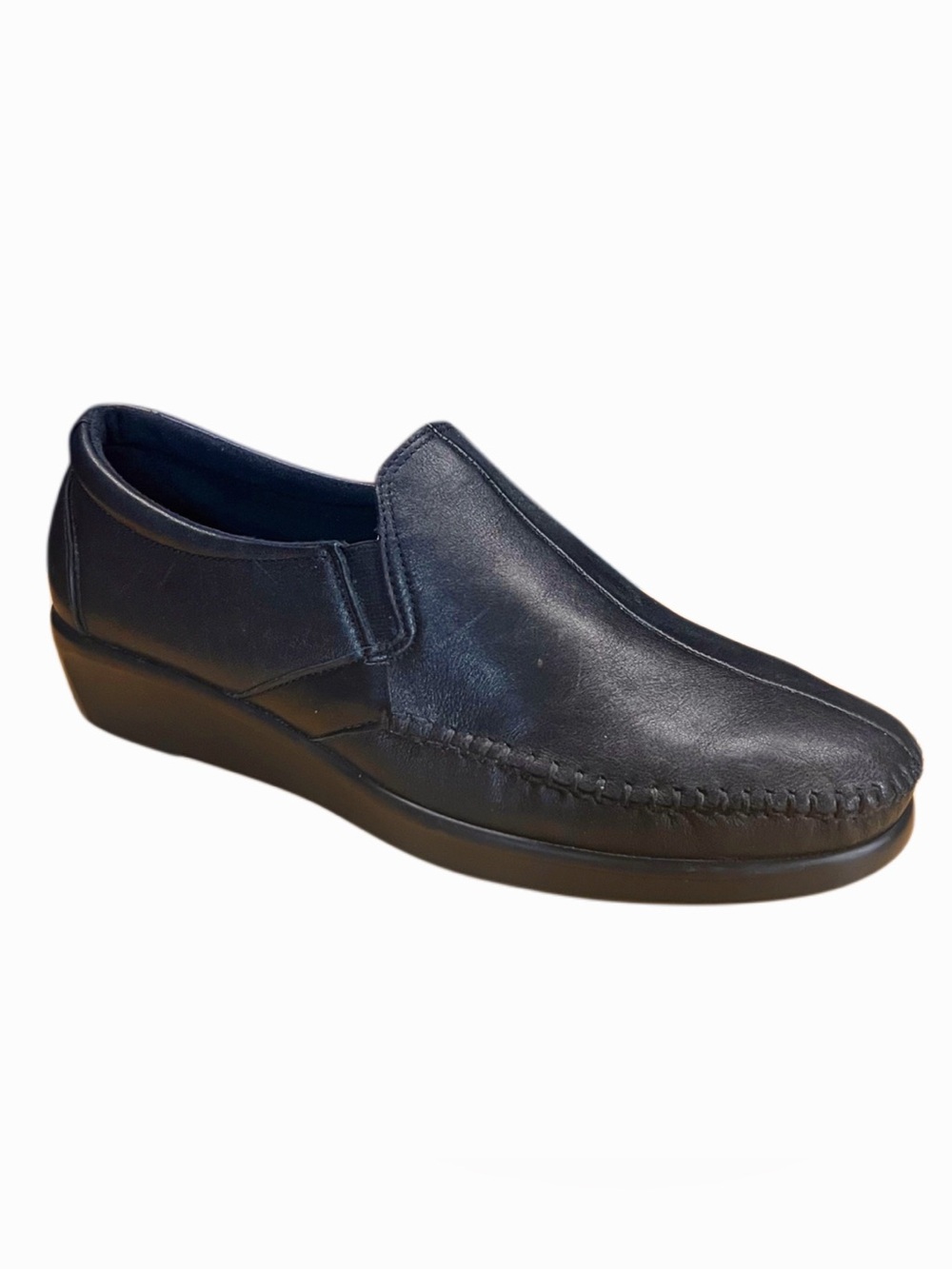 SAS Women’s Slip-On Black Leather  Loafer Sz 10.5